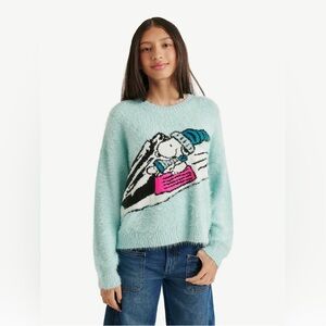 New with Tags Snoopy Sweater for Girls. Size L